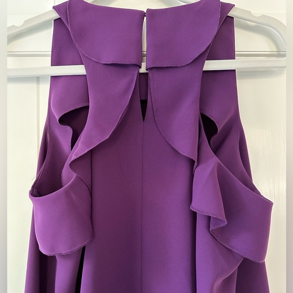 🎉HP🎉 LOFT Purple Dress - Picture 3 of 4